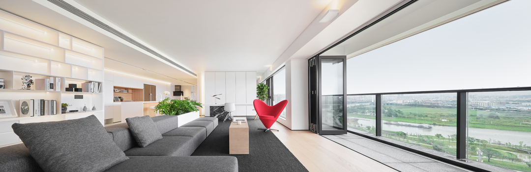 住宅設計,大平層設計,280㎡大平層,280㎡,大平層設計方案,大平層設計案例,極簡風格住宅設計,極簡風格大平層,佛山,濱江和悅極簡大平層,李友友室內設計,李友友