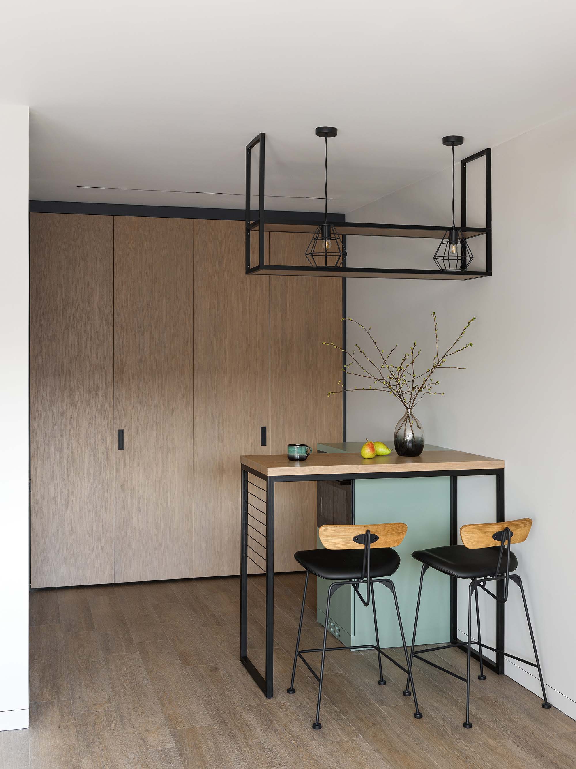 公寓設計,聖彼得堡,Madina,原木色,公寓設計案例,小戶型裝修,小戶型設計,公寓設計方案,35㎡