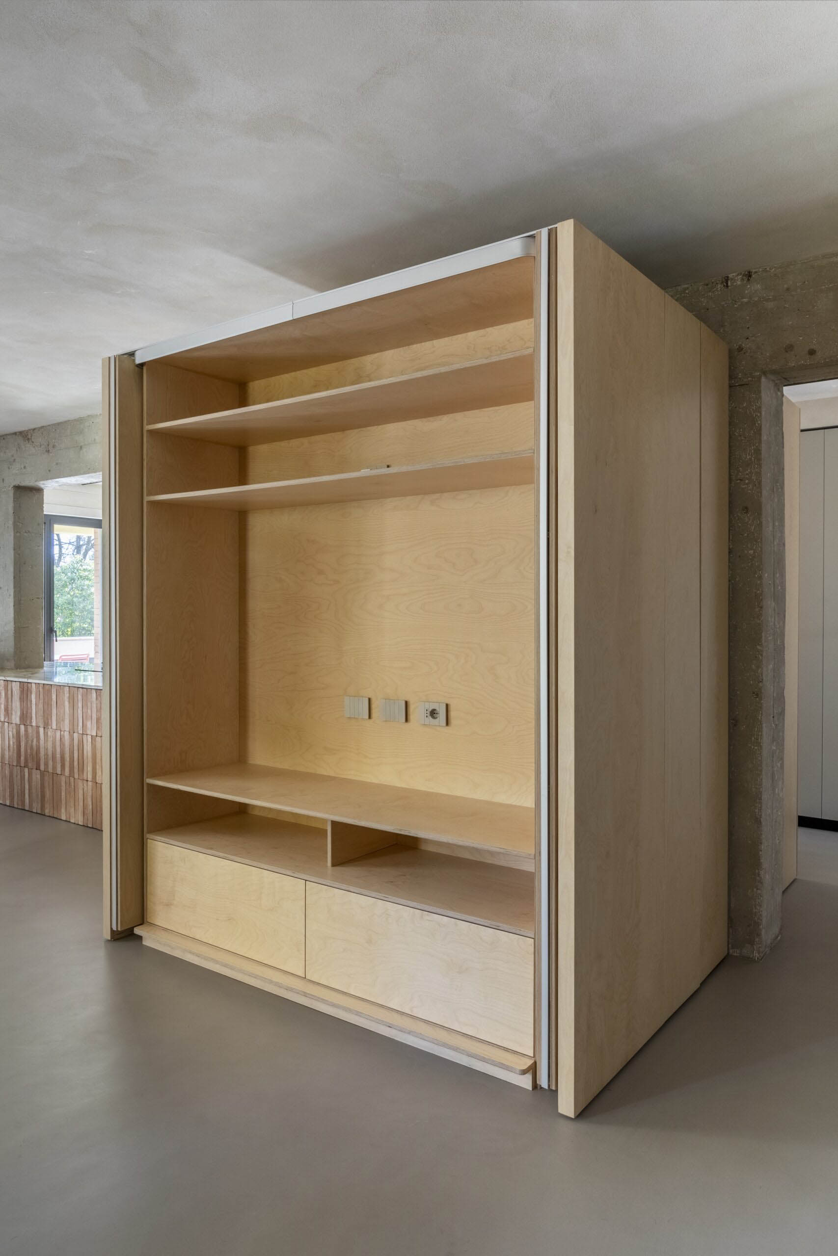 公寓設計,意大利,STUDIOTAMAT,裸露混凝土,公寓設計案例,野獸派風格,120㎡,公寓設計方案,羅馬