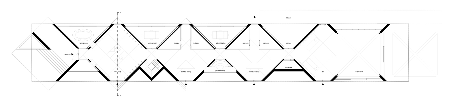 Studio Jil Bentz,盧森堡,葡萄酒休閑會所,葡萄酒店設計案例,會所設計,品酒室,釀酒廠