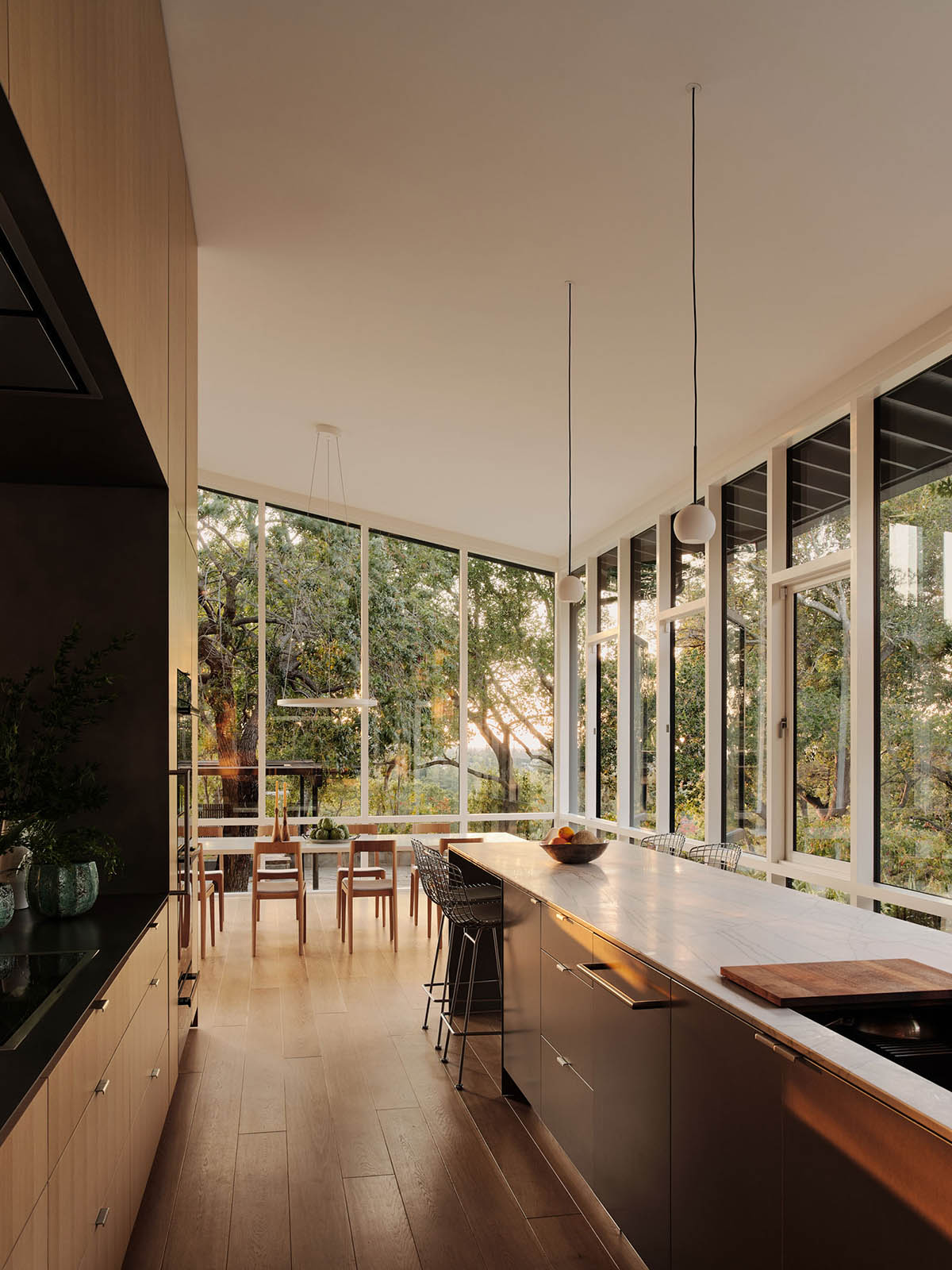 別墅設計,美國,原木色,極簡風格,別墅設計案例,泳池庭院別墅,別墅設計方案,加利福尼亞,Piechota Architecture