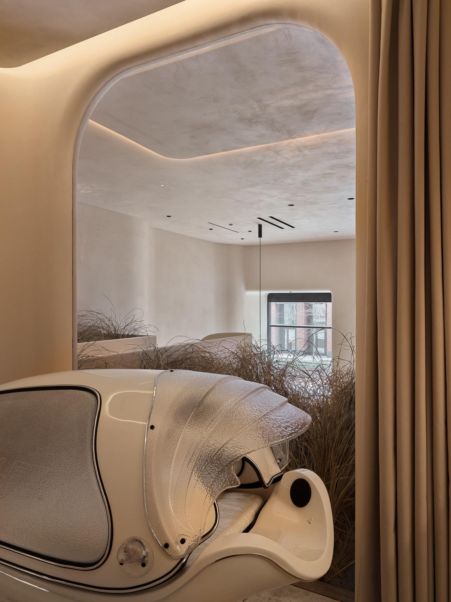 美容院設計,美容店設計,護膚店設計,美容院設計案例,Babayants Architects,莫斯科,Bel Corpo,皮膚工作室,醫美中心,150㎡