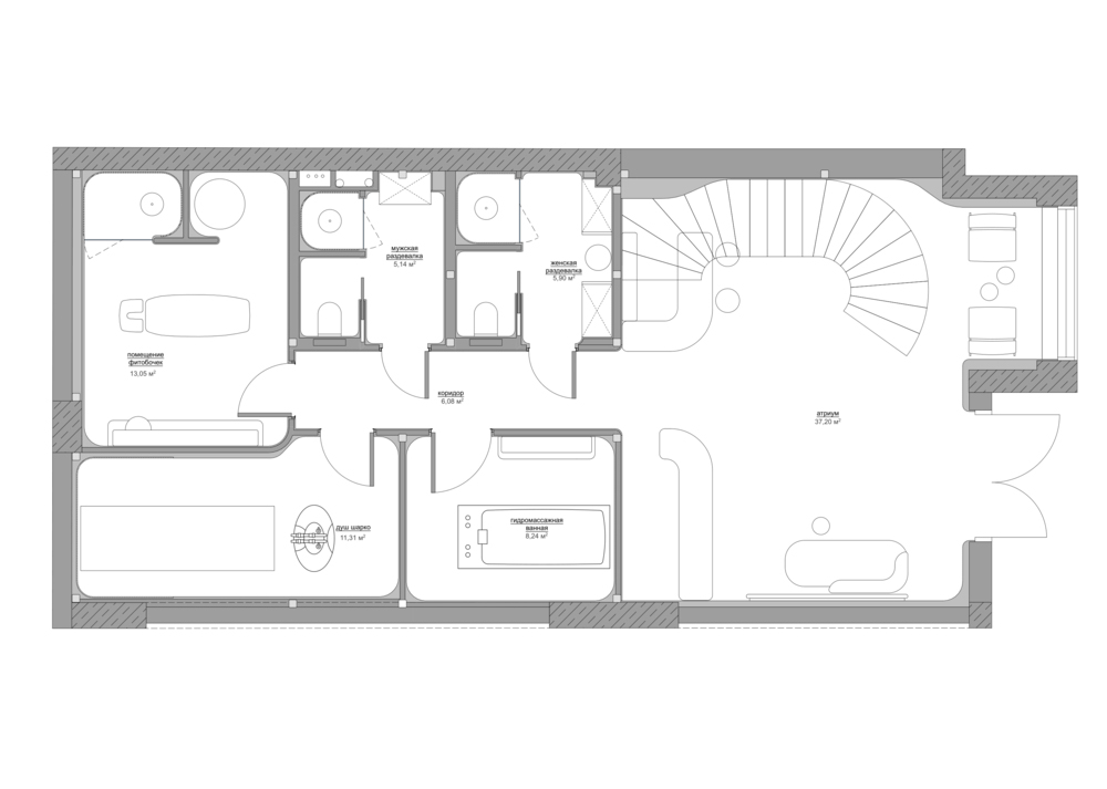 美容院設計,美容店設計,護膚店設計,美容院設計案例,Babayants Architects,莫斯科,Bel Corpo,皮膚工作室,醫美中心,150㎡