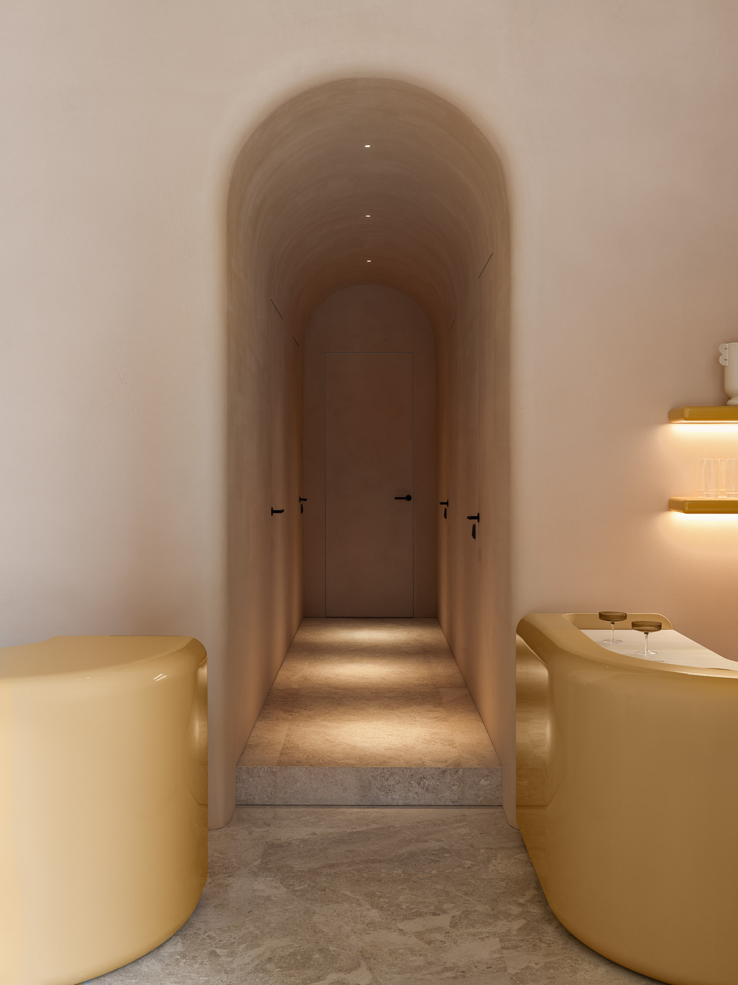 美容院設計,美容店設計,護膚店設計,美容院設計案例,Babayants Architects,莫斯科,Bel Corpo,皮膚工作室,醫美中心,150㎡