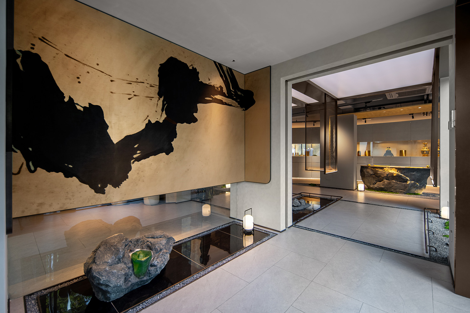 珠寶店設計,飾品店設計,珠寶店設計案例,珠寶店設計方案,商店設計,珠寶展廳設計,濟南,大用彙信物珠寶文化館,上乘設計