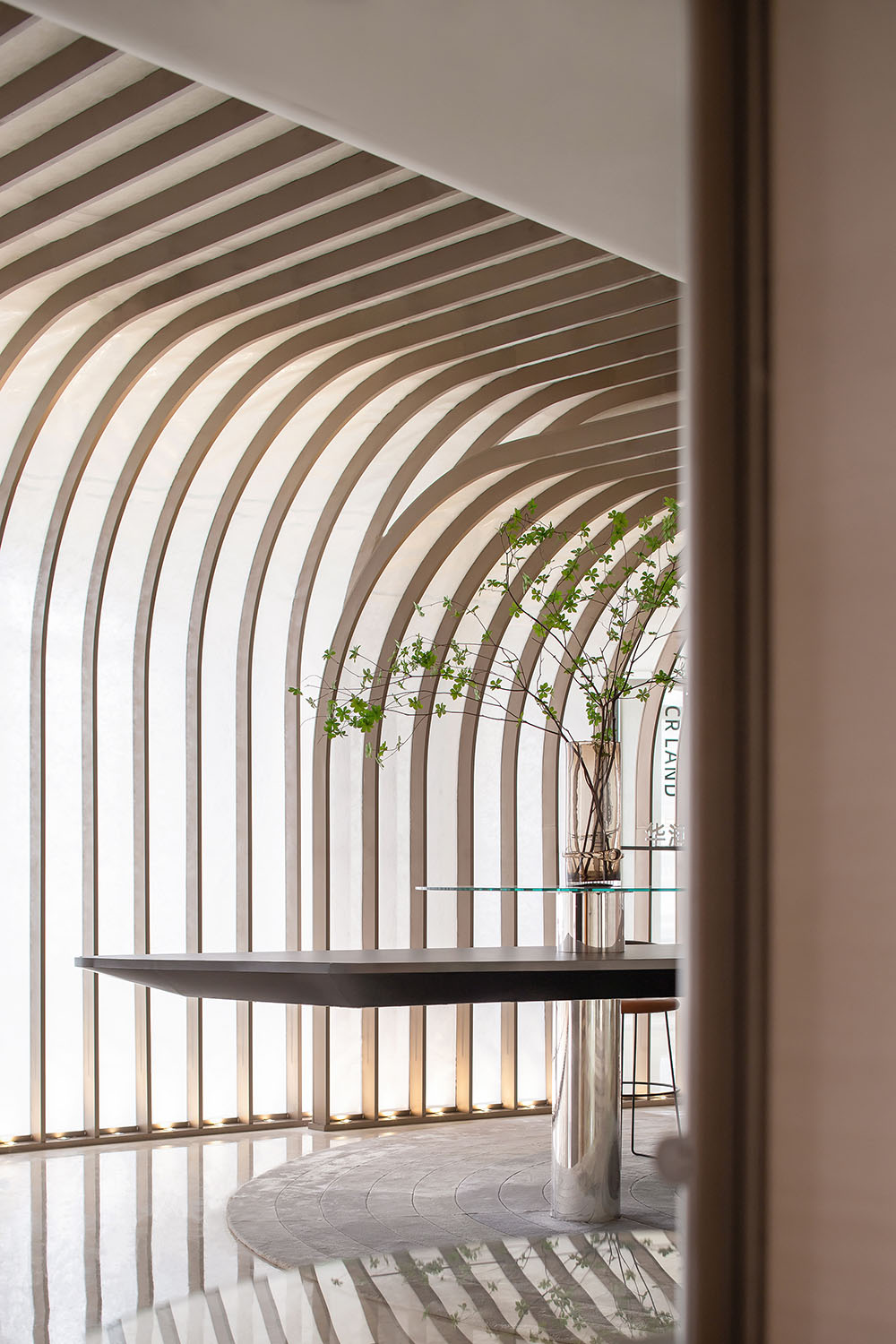 售樓處設計,營銷中心設計,現代風格售樓處設計,售樓處設計案例,售樓處設計方案,海南,海南華潤城市展廳引領未來辦公新品質,TOMO東木築造