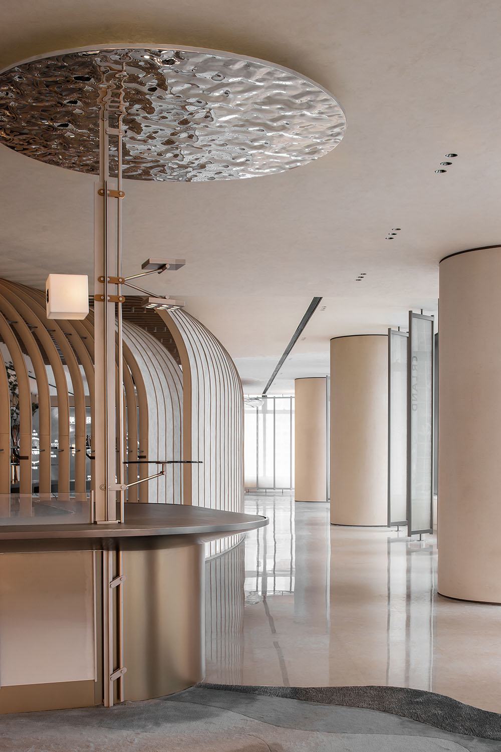 售樓處設計,營銷中心設計,現代風格售樓處設計,售樓處設計案例,售樓處設計方案,海南,海南華潤城市展廳引領未來辦公新品質,TOMO東木築造