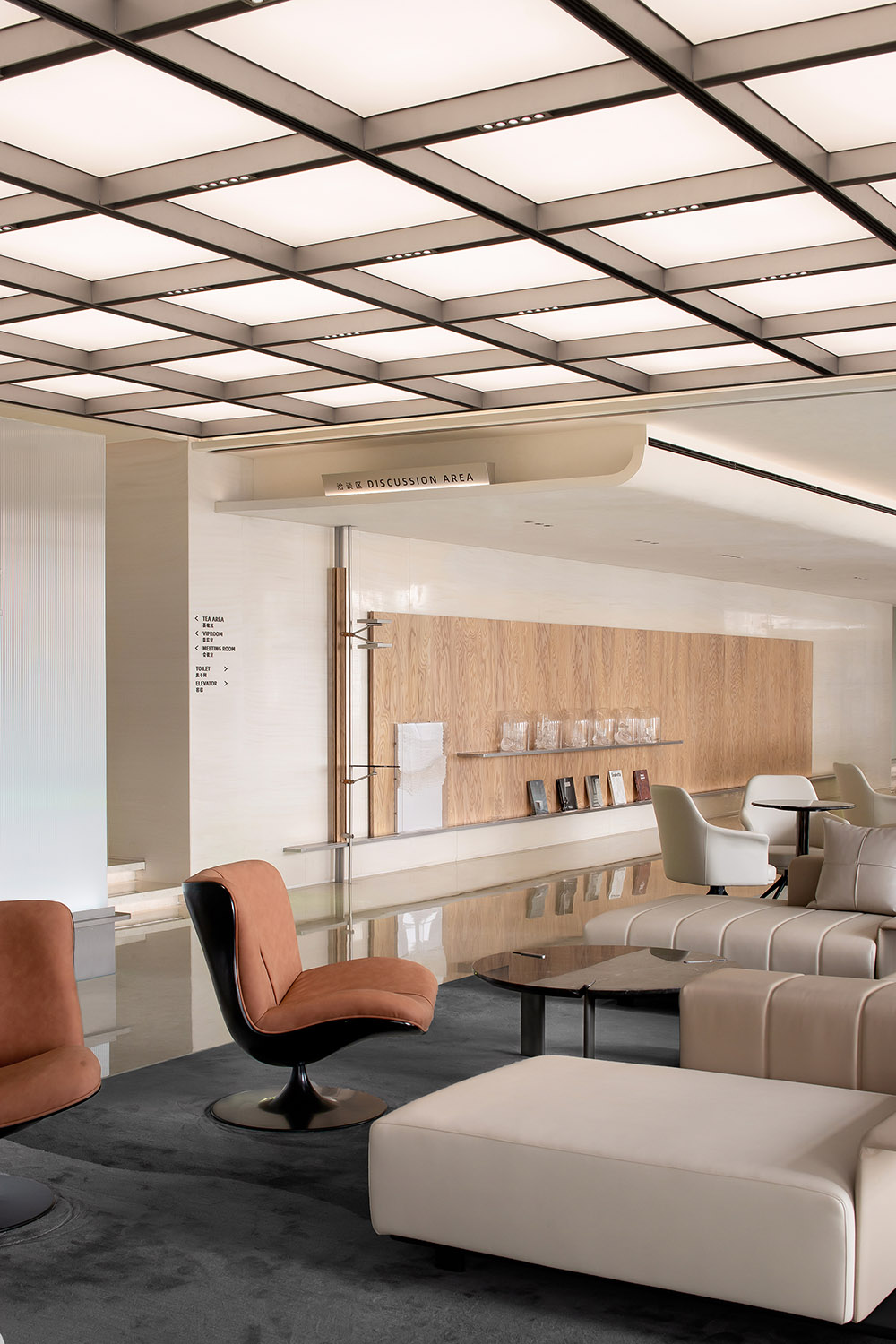 售樓處設計,營銷中心設計,現代風格售樓處設計,售樓處設計案例,售樓處設計方案,海南,海南華潤城市展廳引領未來辦公新品質,TOMO東木築造