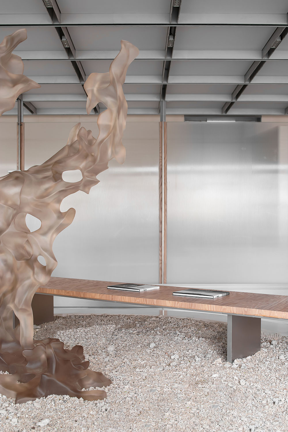 售樓處設計,營銷中心設計,現代風格售樓處設計,售樓處設計案例,售樓處設計方案,海南,海南華潤城市展廳引領未來辦公新品質,TOMO東木築造