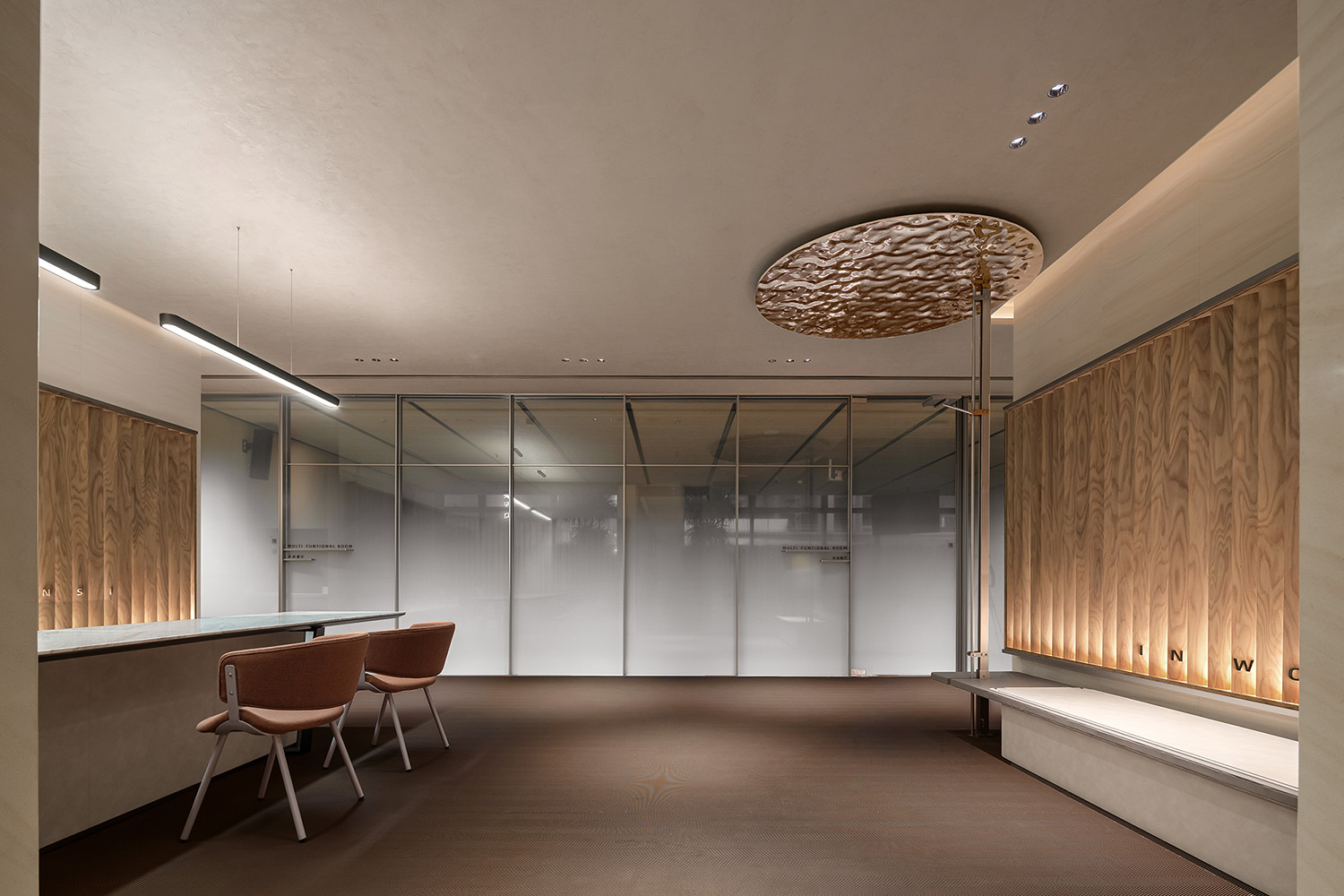 售樓處設計,營銷中心設計,現代風格售樓處設計,售樓處設計案例,售樓處設計方案,海南,海南華潤城市展廳引領未來辦公新品質,TOMO東木築造