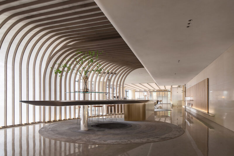 TOMO東木築造 | 海南華潤城市展廳,引領未來辦公新品質