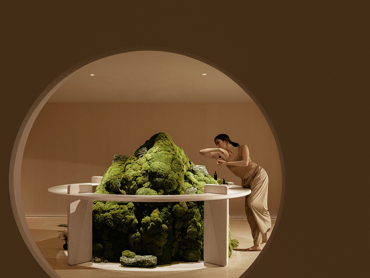 醫美空間設計,醫美中心設計,美容店設計,美容院設計,美容院設計案例,美容院設計方案,美容院裝修,美容院效果圖,福建漳州,禾縵Hoormem肌研美學中心,寸匠熊貓NANA