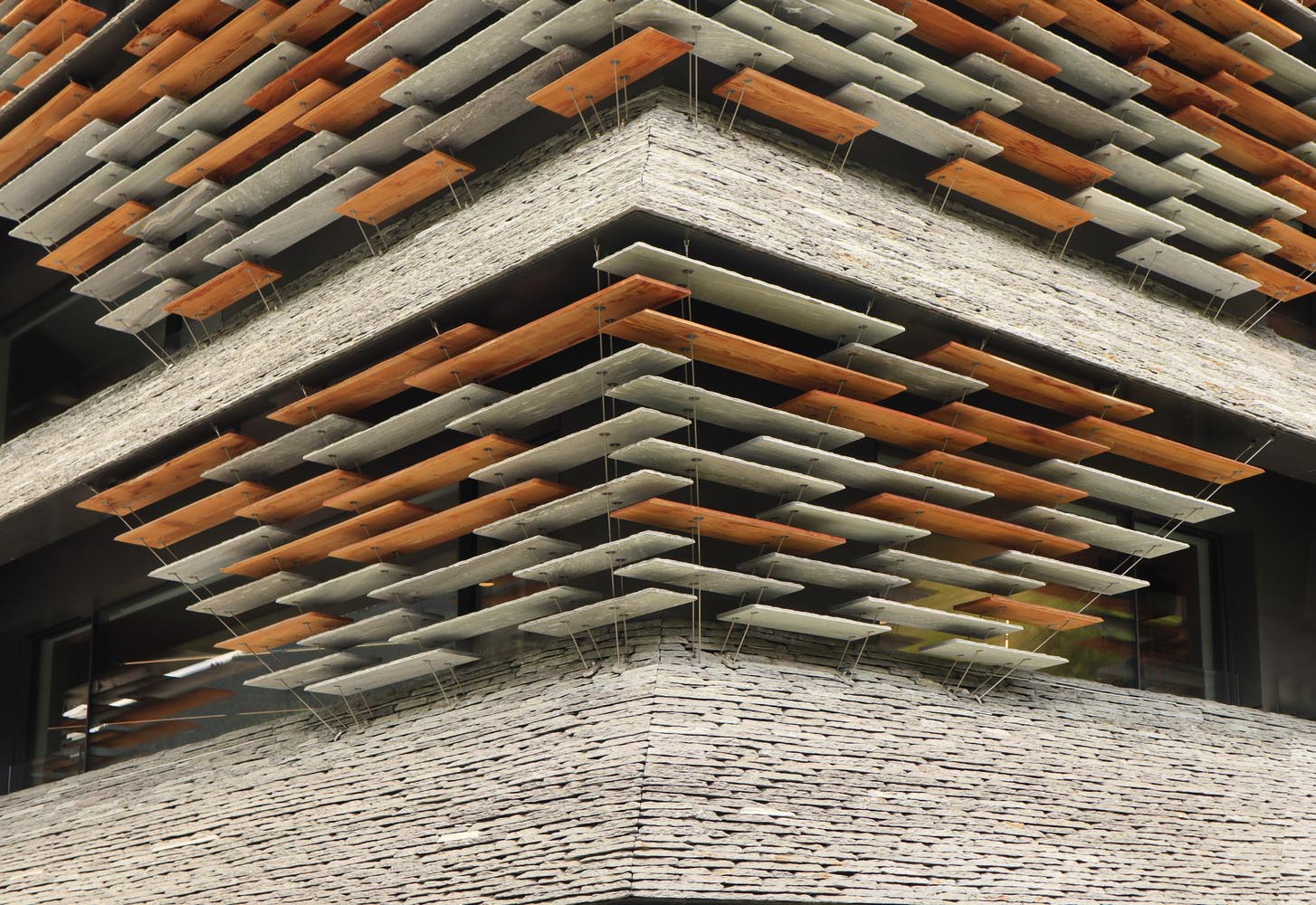 隈研吾,住宅建築,住宅設計案例,商業建築,隈研吾設計,Haus Balma,瑞士,綜合建築