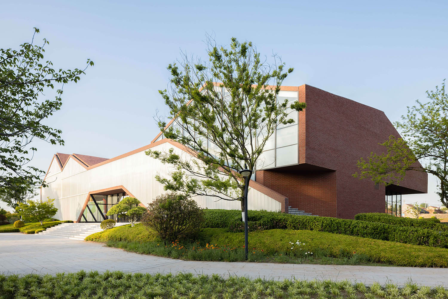 建築設計,鄉村建築設計,公共空間設計,多功能空間設計,青島,青島即墨華僑城鄉村展示中心,袈藍建築