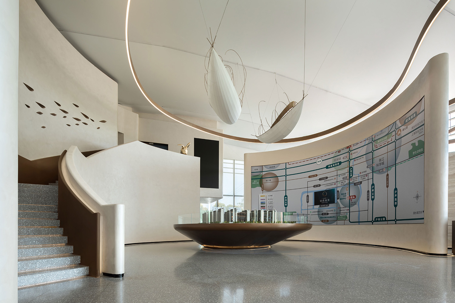 售樓處設計,營銷中心設計,售樓處設計案例,售樓處設計方案,售樓處效果圖,上海,陸家嘴錦繡瀾灣售樓處,竺坊建築設計