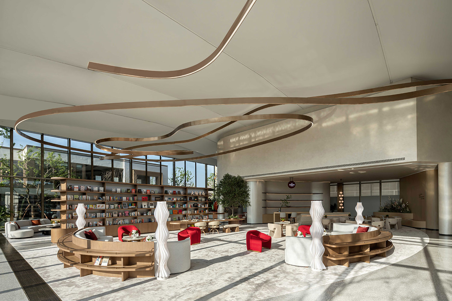 售樓處設計,營銷中心設計,售樓處設計案例,售樓處設計方案,售樓處效果圖,上海,陸家嘴錦繡瀾灣售樓處,竺坊建築設計