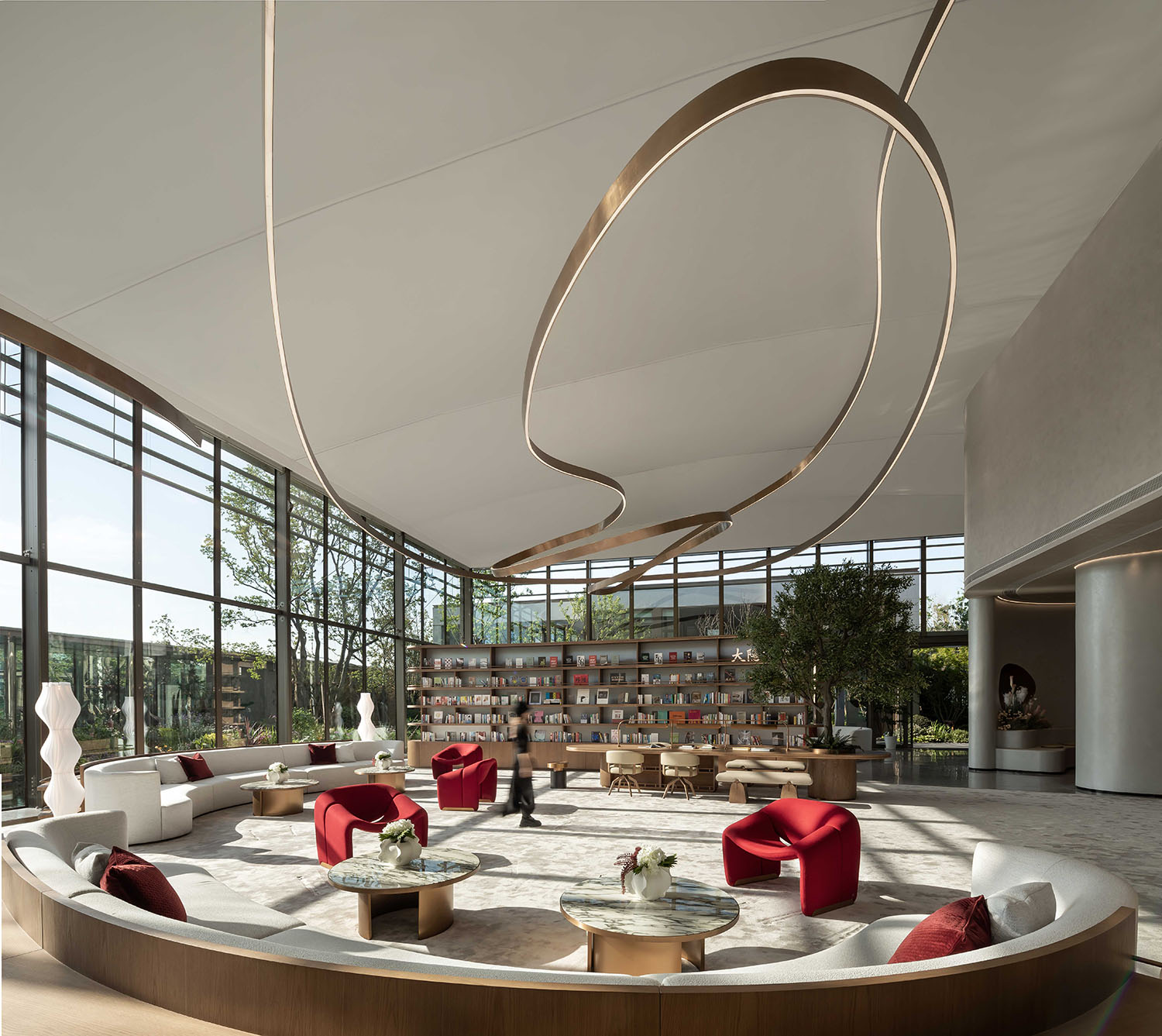 售樓處設計,營銷中心設計,售樓處設計案例,售樓處設計方案,售樓處效果圖,上海,陸家嘴錦繡瀾灣售樓處,竺坊建築設計