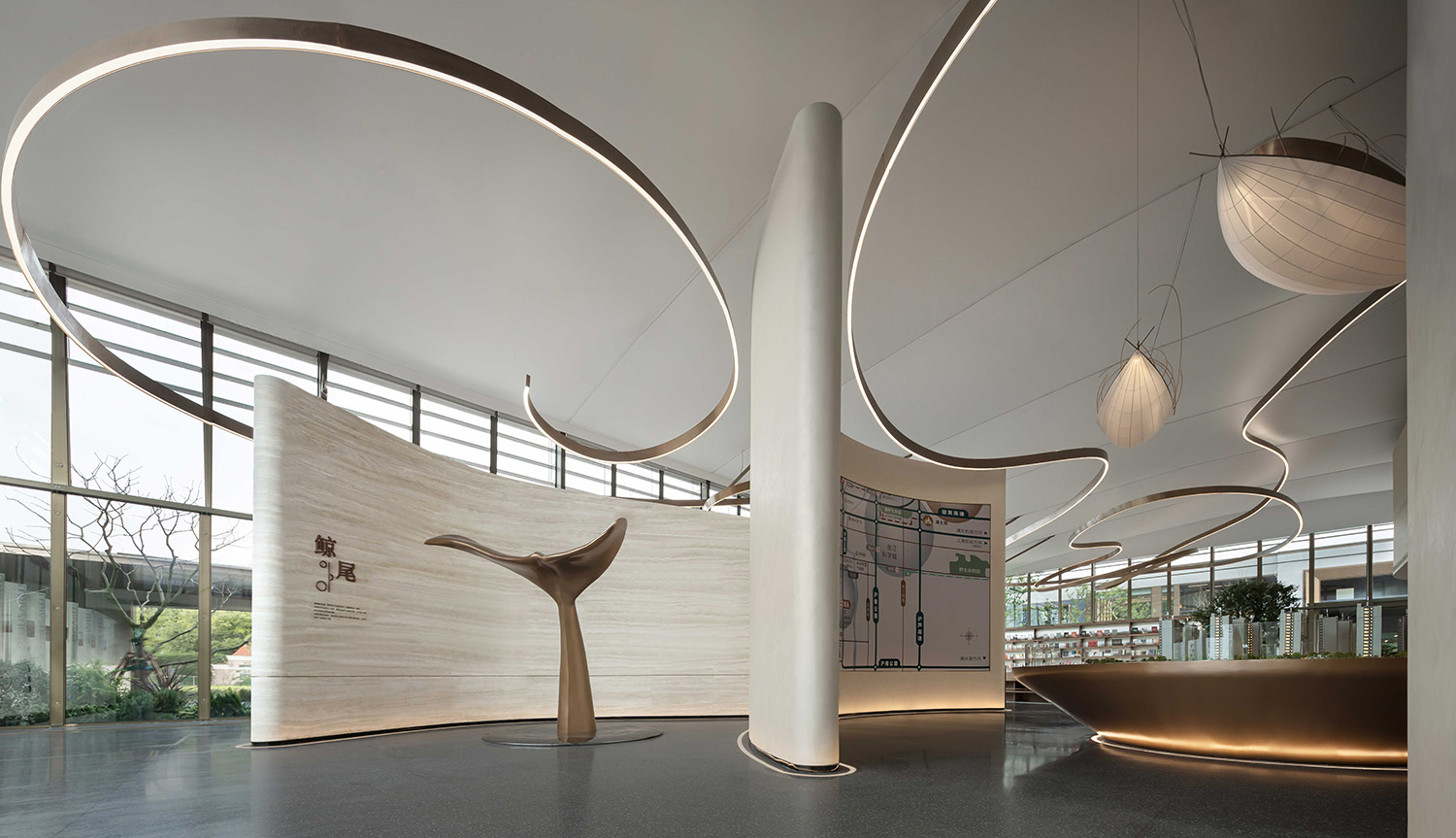 售樓處設計,營銷中心設計,售樓處設計案例,售樓處設計方案,售樓處效果圖,上海,陸家嘴錦繡瀾灣售樓處,竺坊建築設計