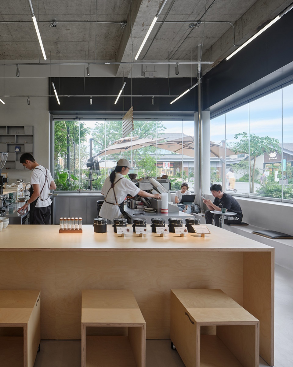 咖啡店設計,咖啡店設計案例,咖啡店設計方案,咖啡廳設計,咖啡店裝修,創意咖啡店,杭州,某建築師咖啡店,青咖墨茶,立木設計,青墨建築
