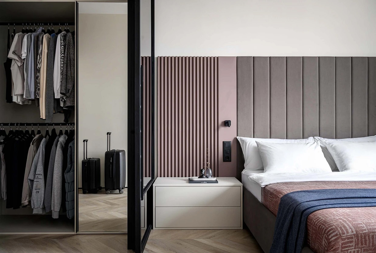 Irina Vashchenko,公寓設計,小戶型設計案例,小公寓設計,單身公寓,原木色+白色,30㎡