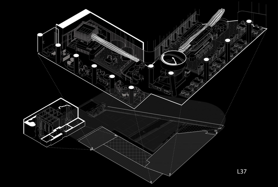 酒吧設計,酒吧設計案例,酒吧設計方案,酒店酒吧設計,酒吧裝修,酒吧效果圖,現代風格酒吧設計,夜店設計,夜店設計案例,蘇州,蘇州W酒店SOL37酒廊,Atelier I-N-D-J