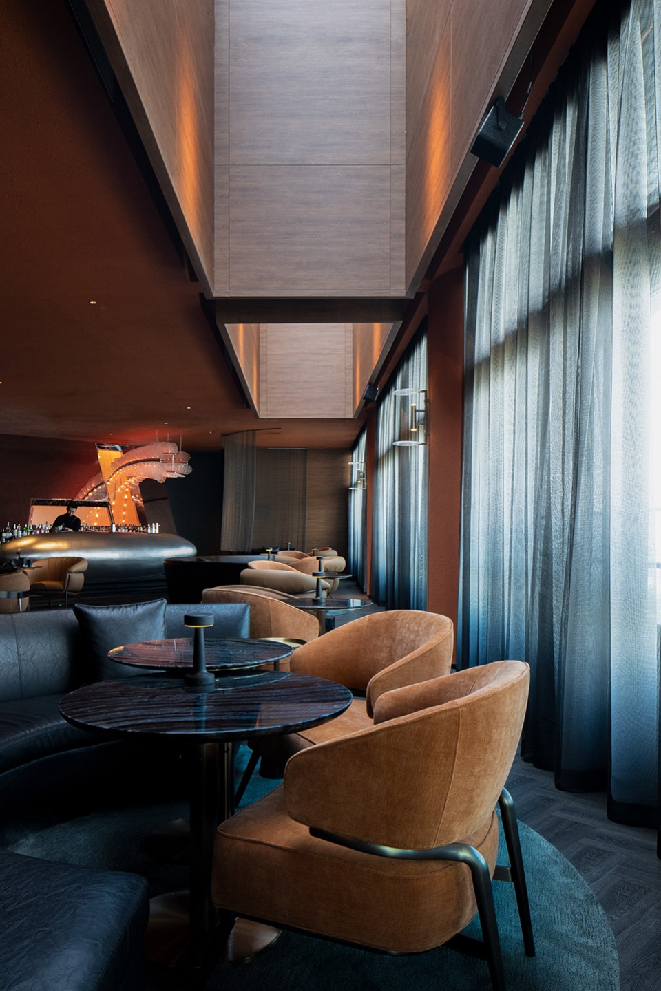 酒吧設計,酒吧設計案例,酒吧設計方案,酒店酒吧設計,酒吧裝修,酒吧效果圖,現代風格酒吧設計,夜店設計,夜店設計案例,蘇州,蘇州W酒店SOL37酒廊,Atelier I-N-D-J