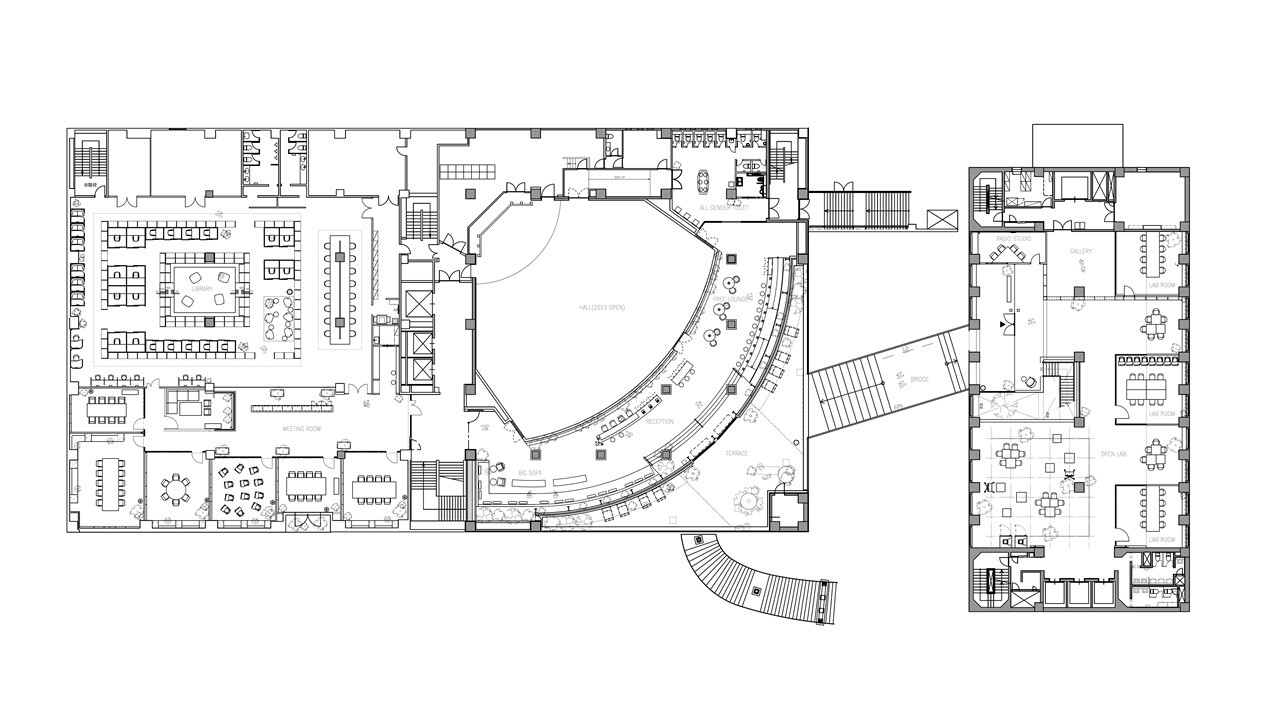 辦公室設計,辦公室裝修,辦公室設計案例,KOKUYO,綜合體,日本,東京,街區式辦公室