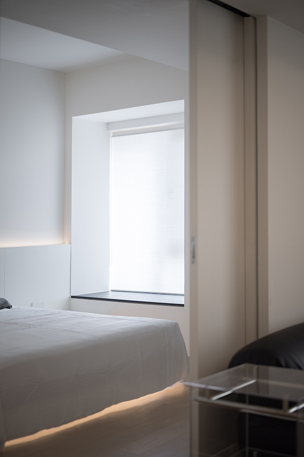 98㎡住宅設計,98㎡,住宅設計,公寓設計,極簡風格住宅設計,住宅設計案例,住宅設計方案,家裝設計,武漢,黑白主義美學住宅,上術設計