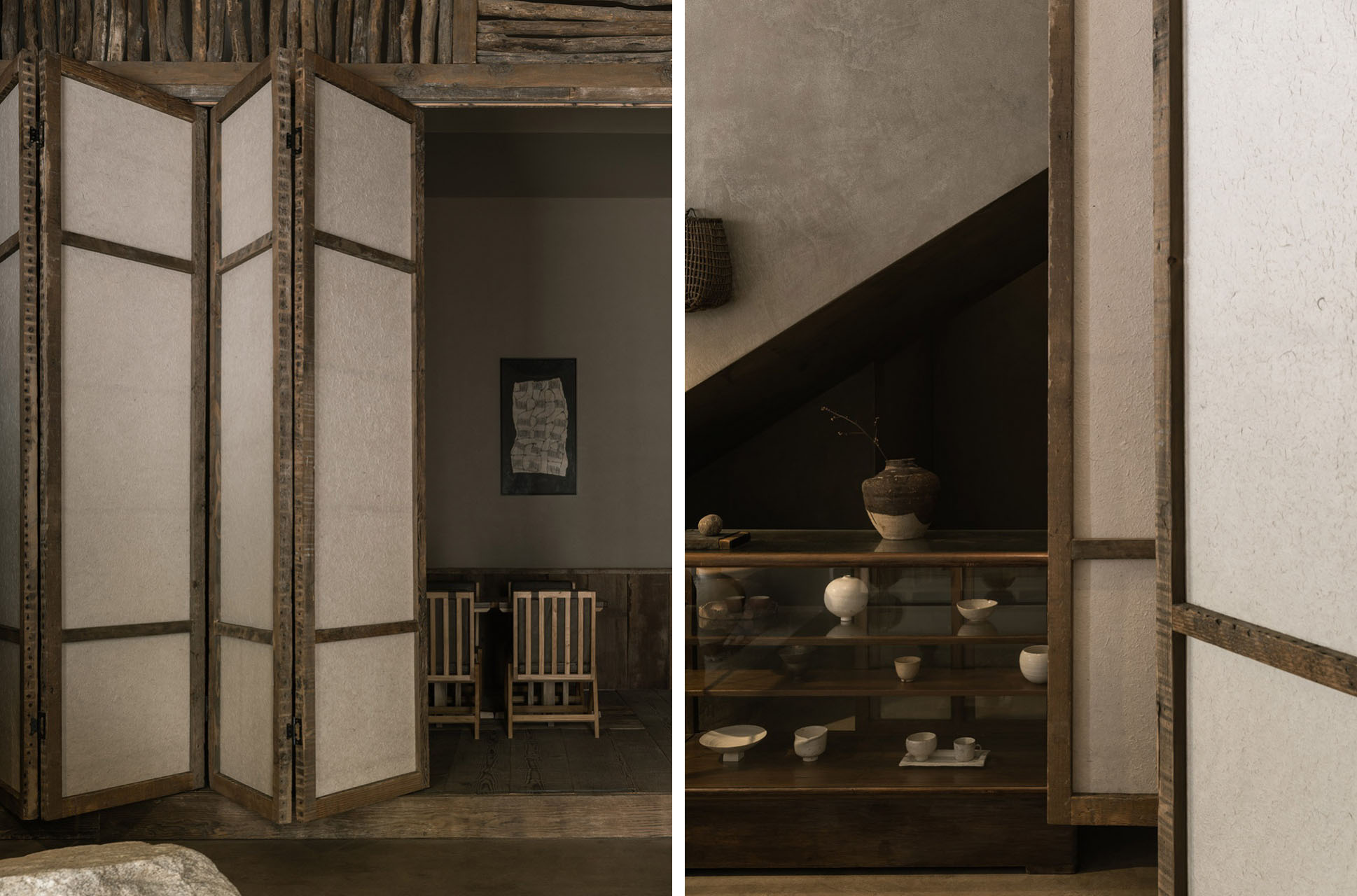 侘寂風格餐廳設計,休閑餐廳設計,餐廳設計,餐廳設計案例,餐廳設計方案,餐廳裝修,深圳,元古雲境深圳萬象天地店,無之設計