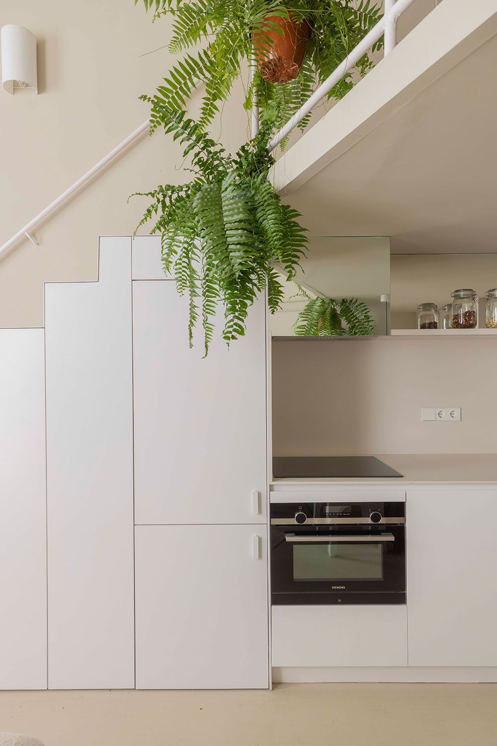 BATTE,公寓設計,小戶型設計案例,小公寓設計,閣樓設計,極簡主義,40㎡,微水泥