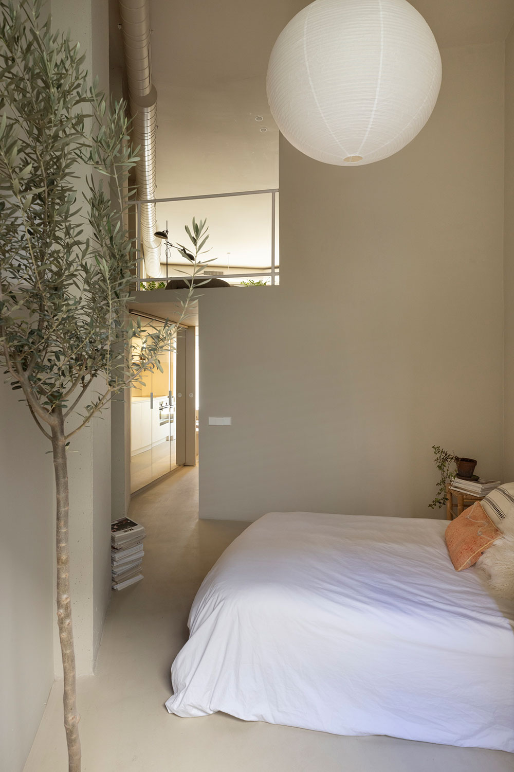 BATTE,公寓設計,小戶型設計案例,小公寓設計,閣樓設計,極簡主義,40㎡,微水泥