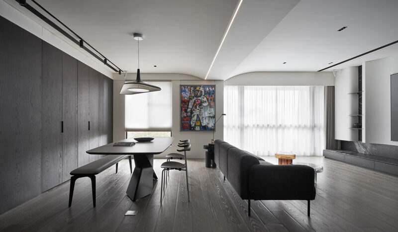 敘研設計|90㎡,單身大公寓,釋放空間,為自己設計!