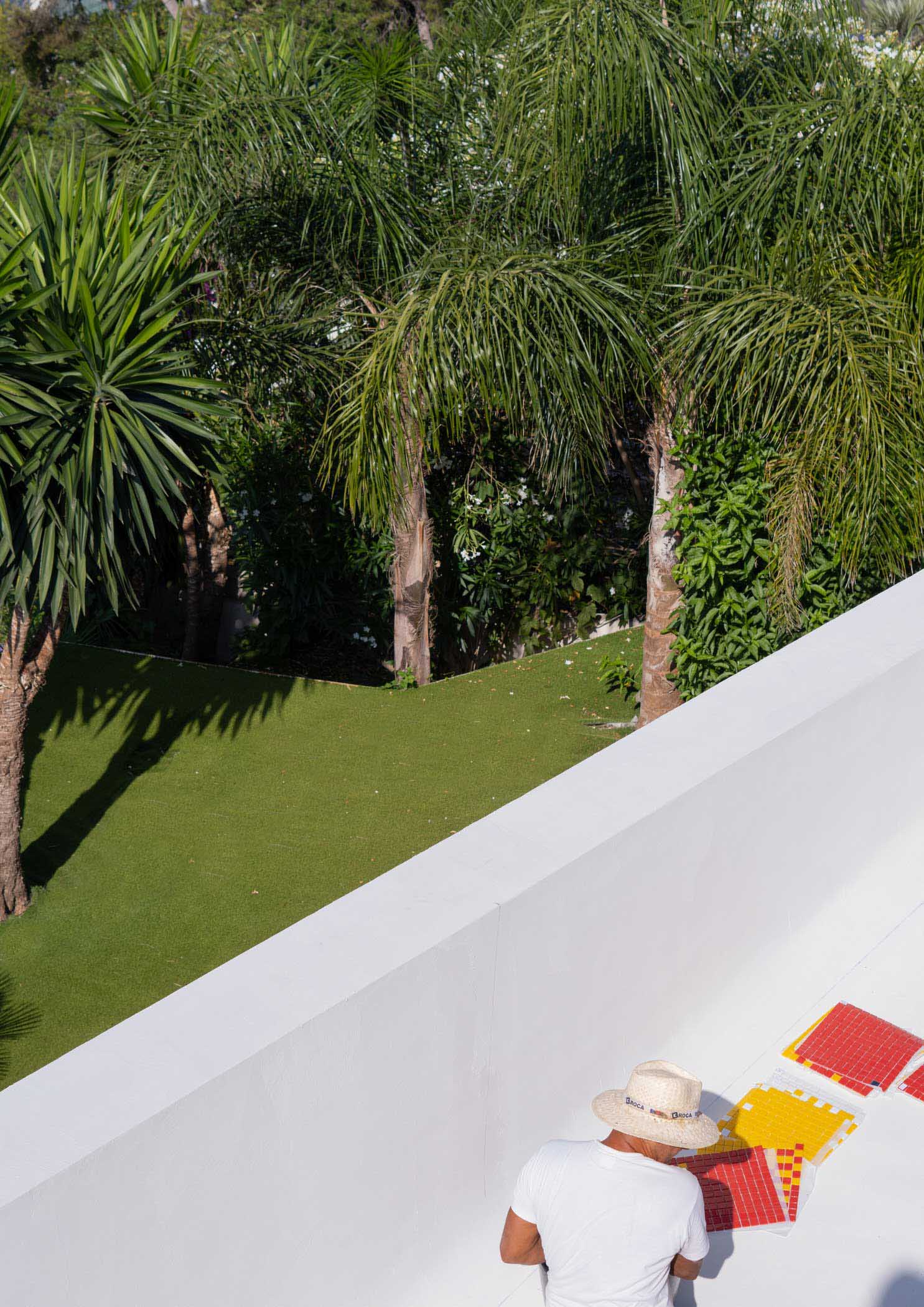 住宅設計,別墅設計案例,Felipe Pantone,海景別墅,別墅泳池,國外住宅設計案例,泳池設計,馬賽克,西班牙