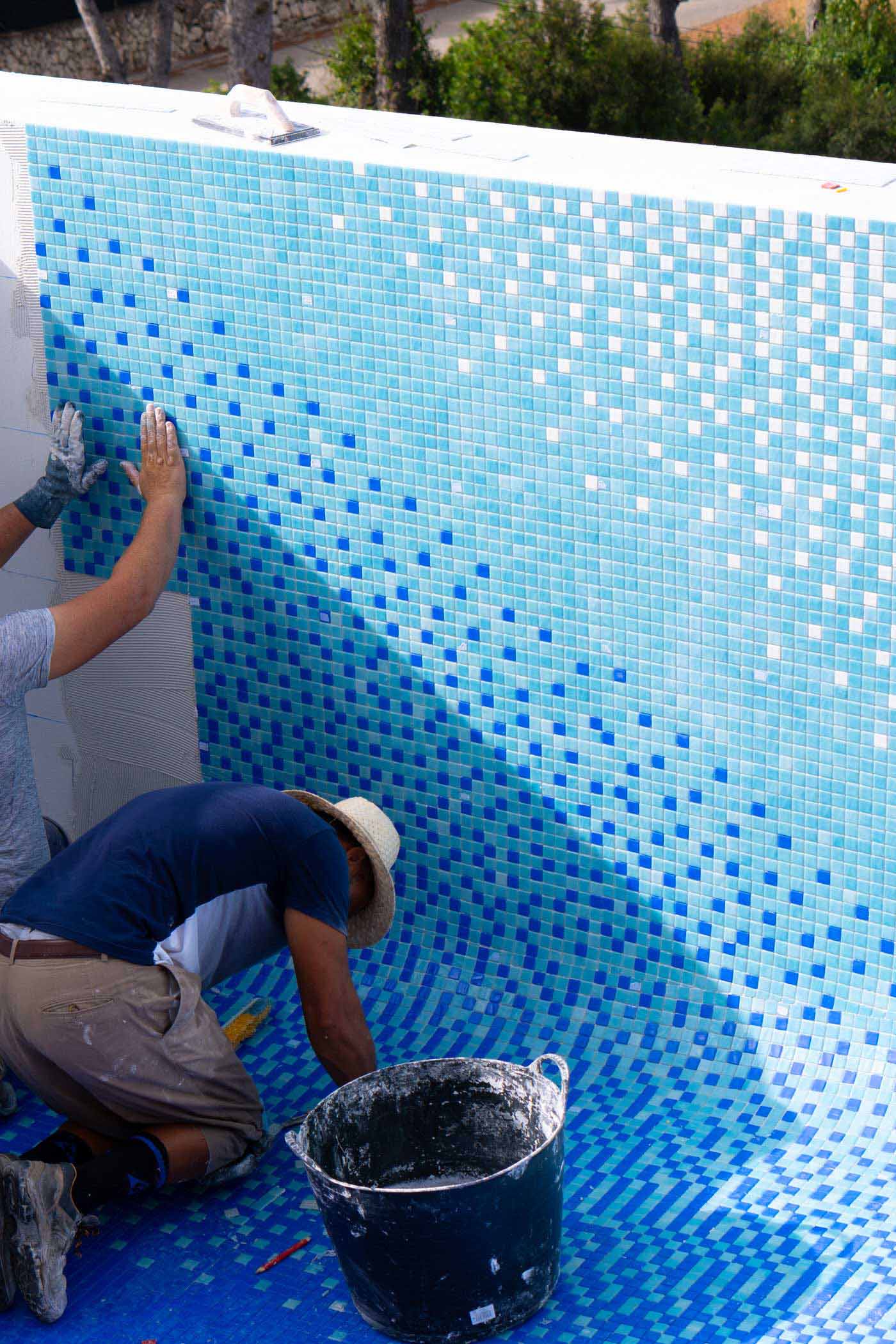 住宅設計,別墅設計案例,Felipe Pantone,海景別墅,別墅泳池,國外住宅設計案例,泳池設計,馬賽克,西班牙