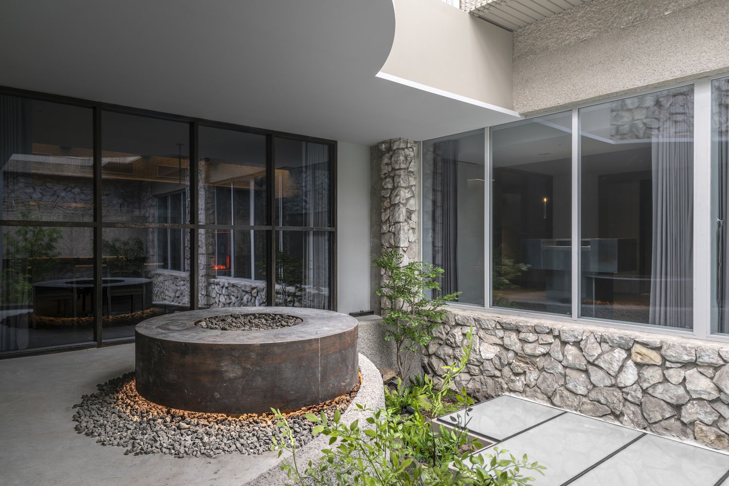 Project Mark,餐廳設計,餐廳設計案例,餐廳設計方案,餐廳裝修,餐廳效果圖,煙霧餐廳,韓國,465㎡