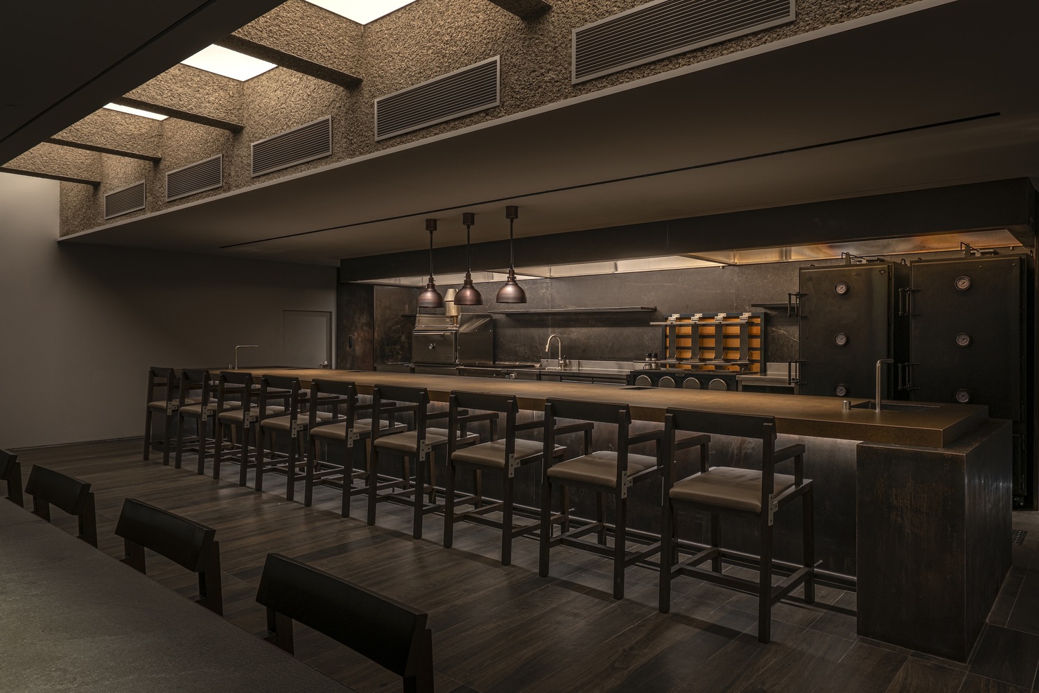 Project Mark,餐廳設計,餐廳設計案例,餐廳設計方案,餐廳裝修,餐廳效果圖,煙霧餐廳,韓國,465㎡