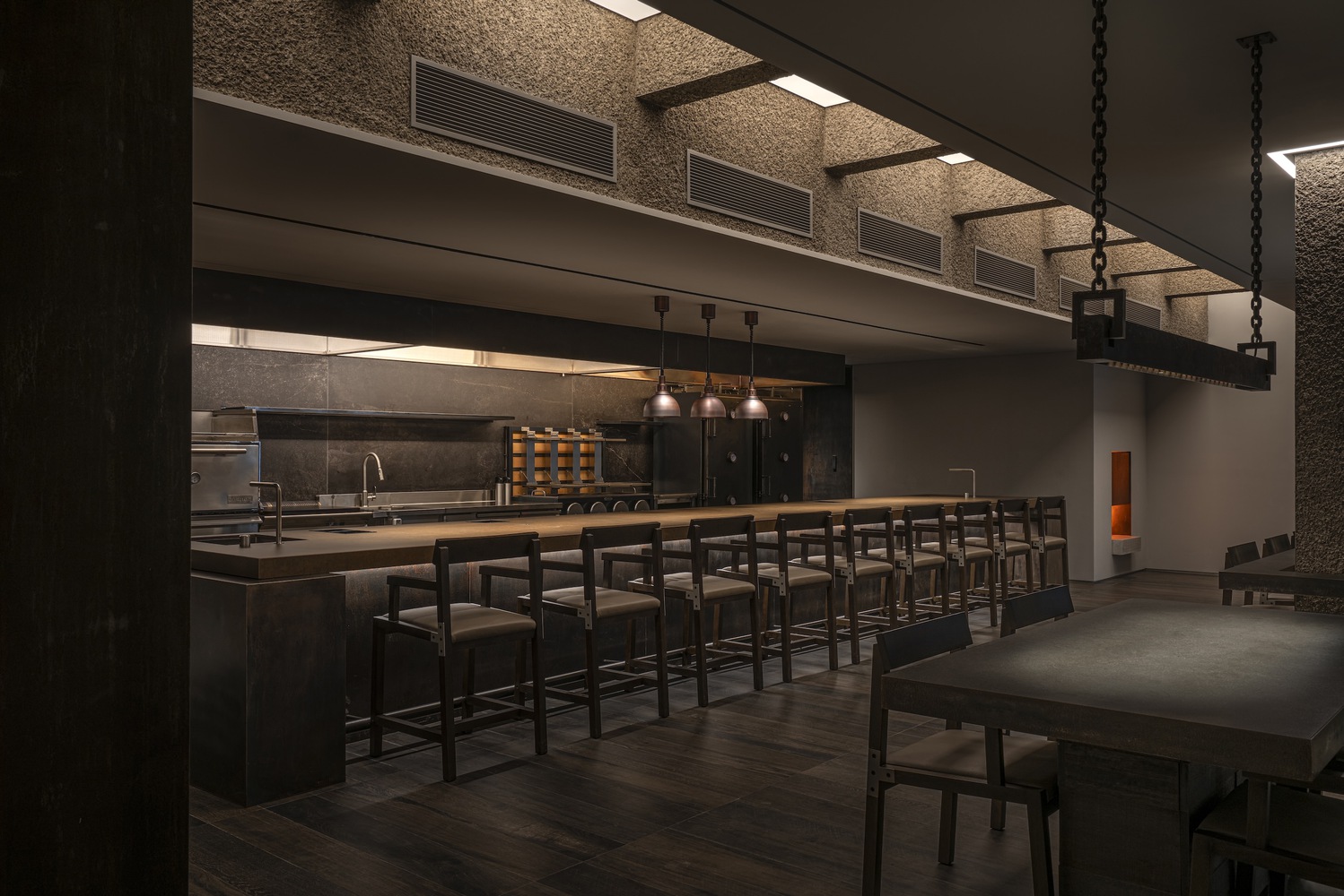 Project Mark,餐廳設計,餐廳設計案例,餐廳設計方案,餐廳裝修,餐廳效果圖,煙霧餐廳,韓國,465㎡