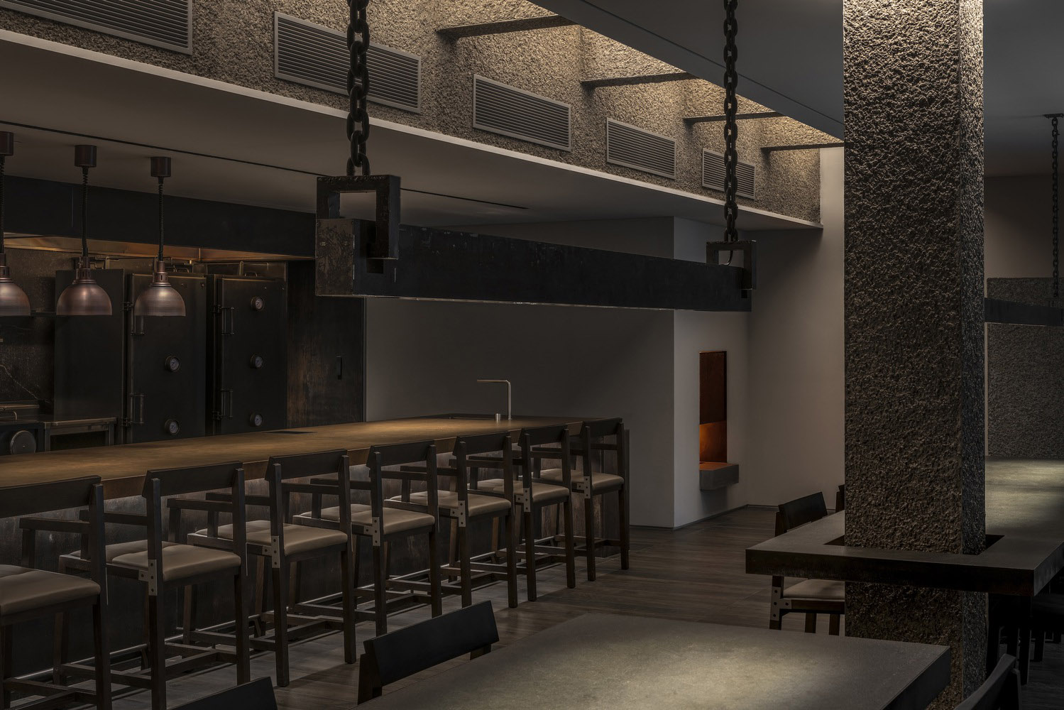 Project Mark,餐廳設計,餐廳設計案例,餐廳設計方案,餐廳裝修,餐廳效果圖,煙霧餐廳,韓國,465㎡