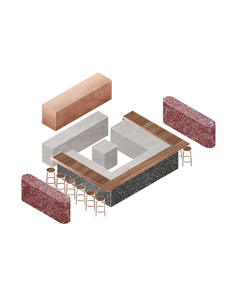 酒吧設計,酒吧設計案例,酒吧設計方案,酒吧裝修,Sofía Betancur,Polpo美食酒吧,墨西哥,70㎡