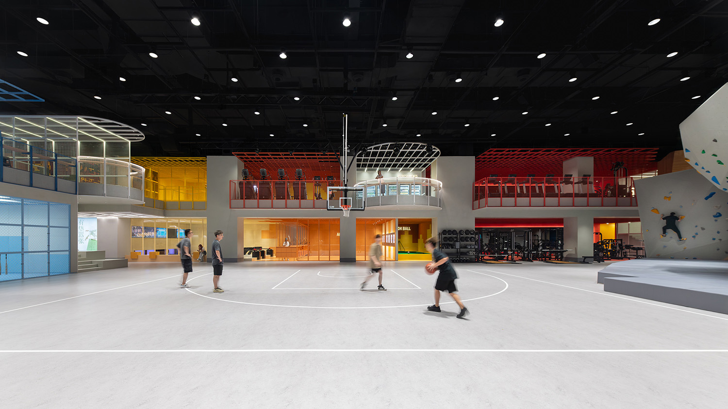 運動場館設計,運動館設計,運動場館設計案例,運動場館設計方案,運動場館裝修,多功能空間設計,武漢,BeInfinity躍行極社繽紛新動境,LUKSTUDIO芝作室,陸穎芝