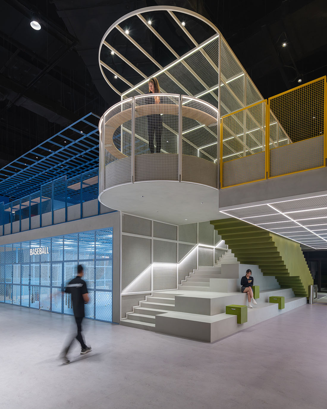 運動場館設計,運動館設計,運動場館設計案例,運動場館設計方案,運動場館裝修,多功能空間設計,武漢,BeInfinity躍行極社繽紛新動境,LUKSTUDIO芝作室,陸穎芝