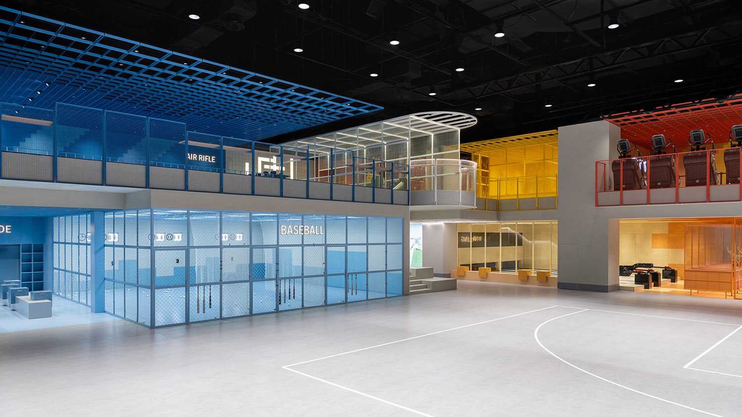 運動場館設計,運動館設計,運動場館設計案例,運動場館設計方案,運動場館裝修,多功能空間設計,武漢,BeInfinity躍行極社繽紛新動境,LUKSTUDIO芝作室,陸穎芝