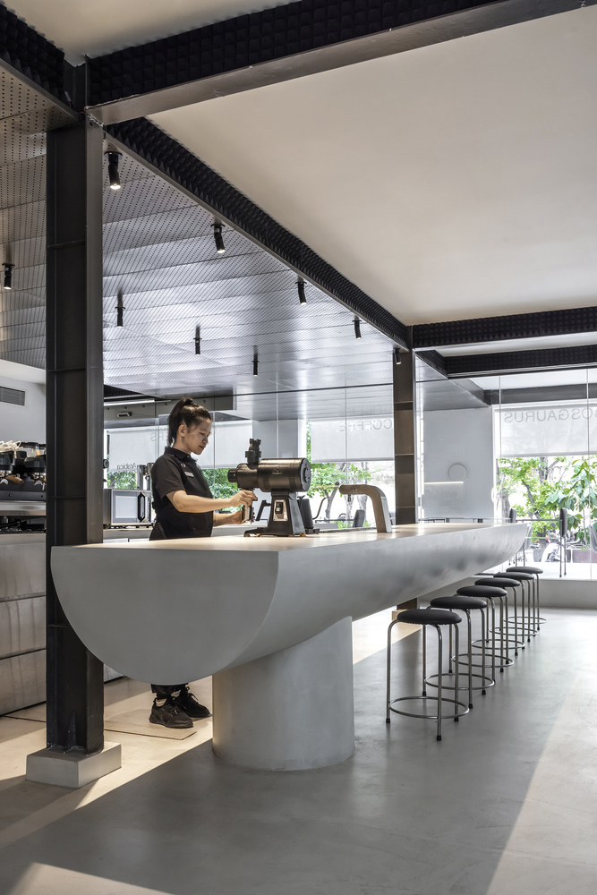 NU architecture & design,越南,胡誌明市,咖啡廳設計方案,咖啡廳裝修,街邊店設計,咖啡店設計,社區咖啡店設計,Bosgaurus Coffee