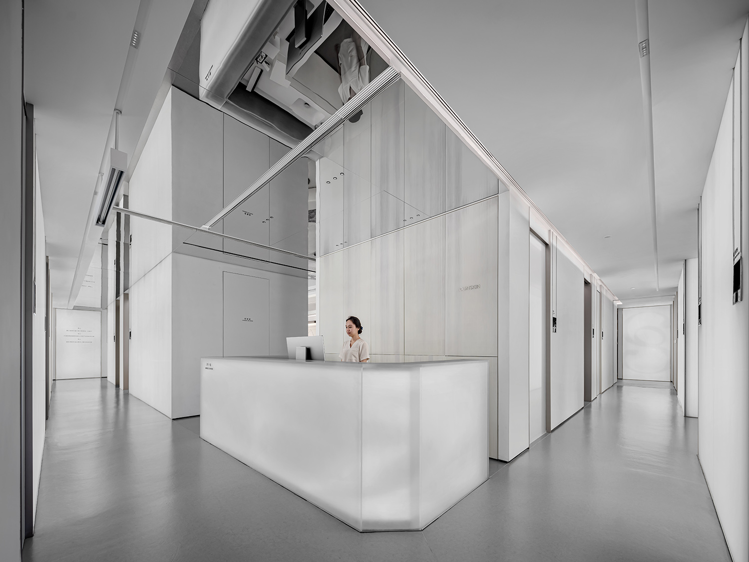 美容店設計,美容院設計,醫美空間設計,醫療美容診所設計,美容院設計方案,美容院設計案例,深圳,CLINSKIN科麗研肌醫療美容診所,KAIPAI 凱派設計