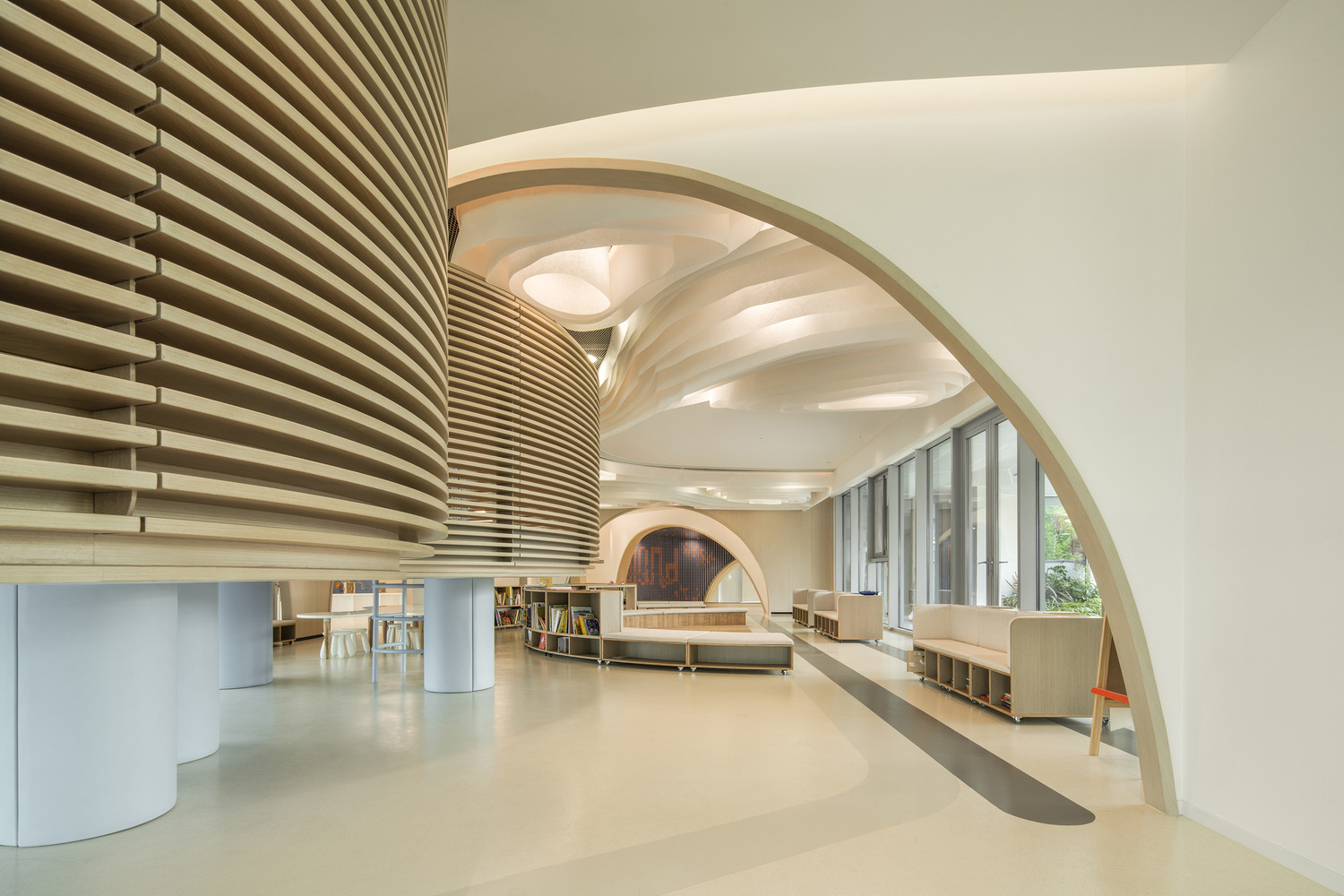 幼兒園設計,幼兒園設計方案,幼兒園設計案例,校園設計,學校設計,天仝建築,成都,麓湖雲朵幼兒園