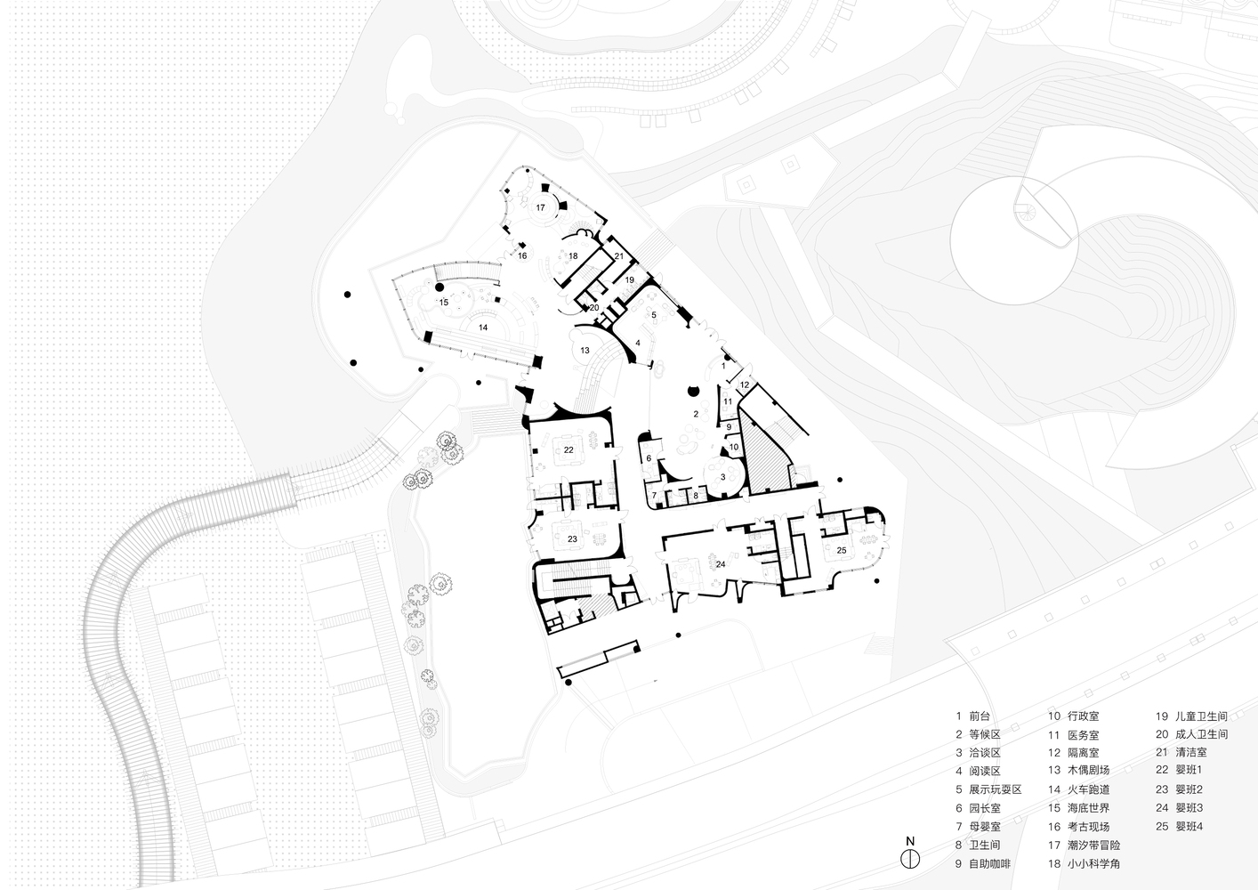 幼兒園設計,幼兒園設計方案,幼兒園設計案例,校園設計,學校設計,天仝建築,成都,麓湖雲朵幼兒園