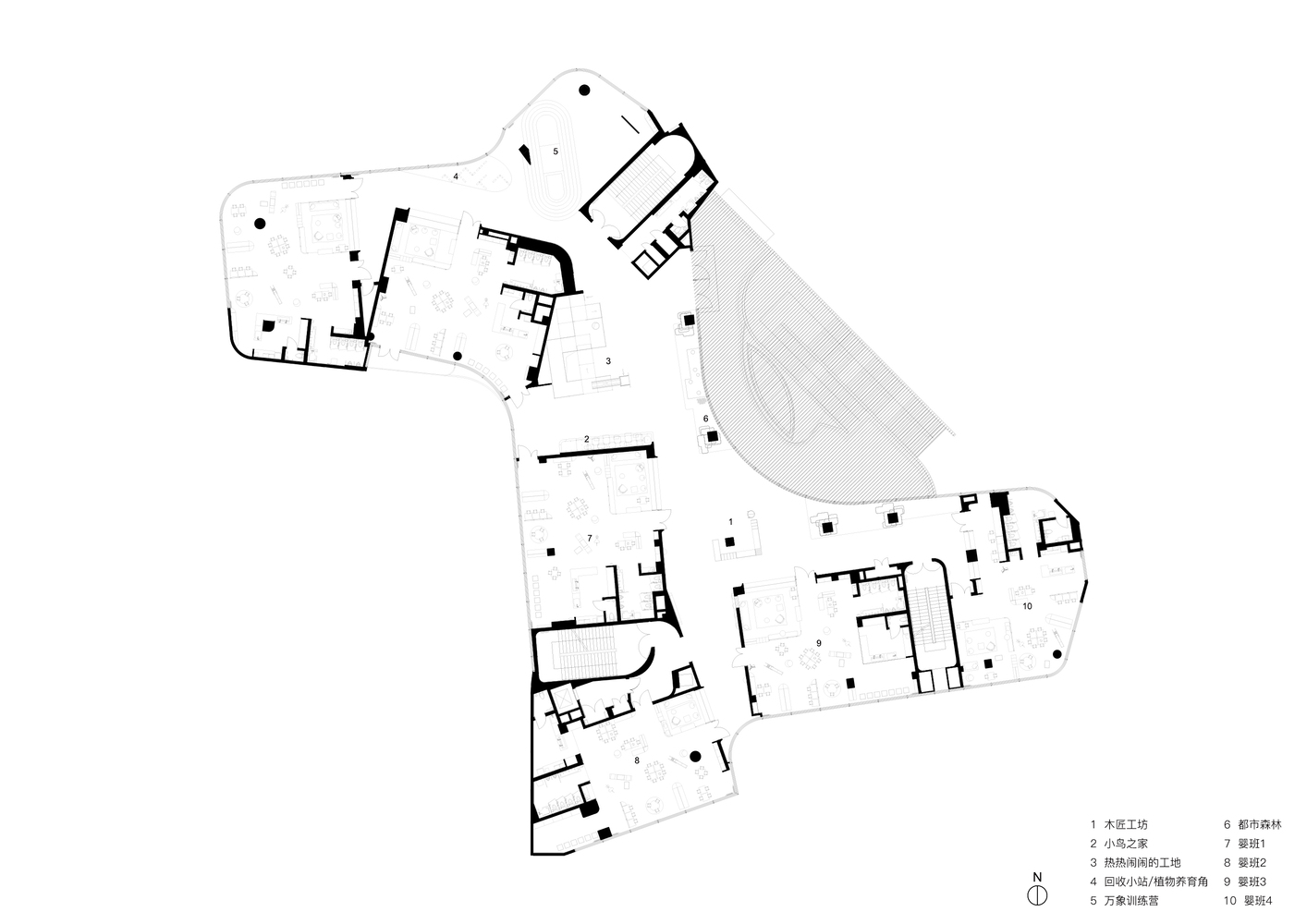 幼兒園設計,幼兒園設計方案,幼兒園設計案例,校園設計,學校設計,天仝建築,成都,麓湖雲朵幼兒園