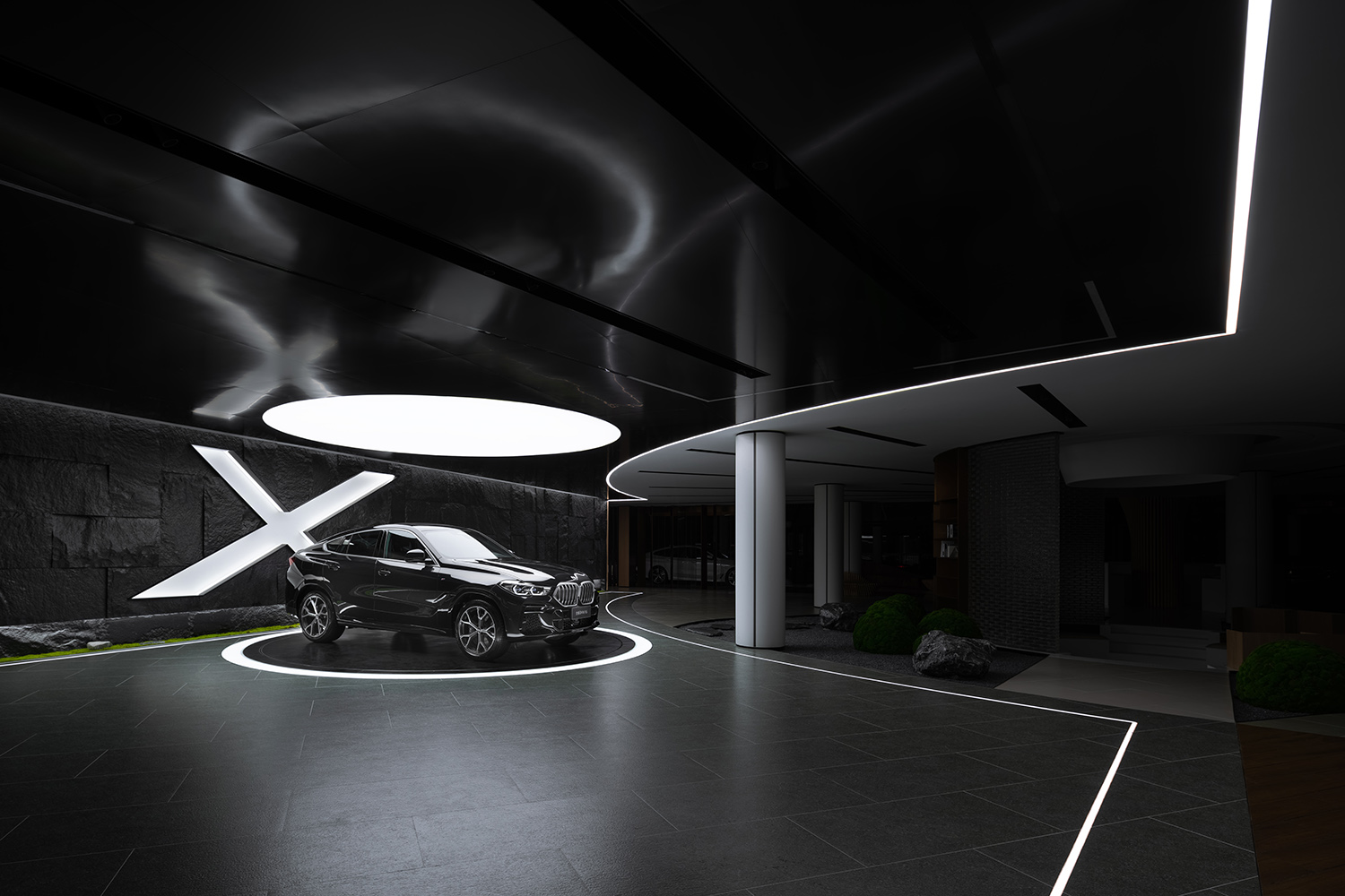 展廳設計,汽車展廳設計,體驗中心設計,體驗店設計,汽車體驗店設計,汽車銷售店設計,展廳設計案例,展廳設計方案,長沙,City Walk：BMW長沙可持續智能化展廳,ARCHIHOPE朱海博建築事務所