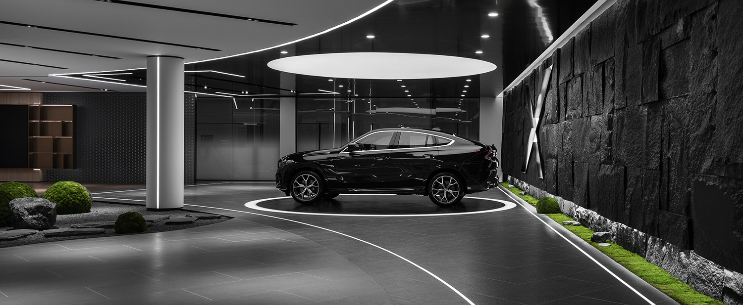 展廳設計,汽車展廳設計,體驗中心設計,體驗店設計,汽車體驗店設計,汽車銷售店設計,展廳設計案例,展廳設計方案,長沙,City Walk：BMW長沙可持續智能化展廳,ARCHIHOPE朱海博建築事務所