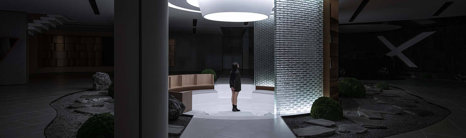 展廳設計,汽車展廳設計,體驗中心設計,體驗店設計,汽車體驗店設計,汽車銷售店設計,展廳設計案例,展廳設計方案,長沙,City Walk：BMW長沙可持續智能化展廳,ARCHIHOPE朱海博建築事務所